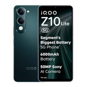 iQOO Z10 Lite 5G (Cyber Green, 4GB RAM, 128GB Storage)
